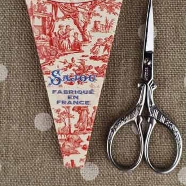 MAISON SAJOU SCISSORS • "Vitry" Embroidery Scissors • Hand-made in France • Classic French Scissors • Kingsland Needle Art