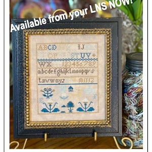 Red Barn Samplers &quot;EF Sampler&quot; Counted Cross Stitch Pattern, Chart, Pattern Only