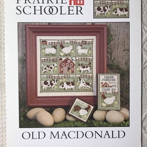 OLD MACDONALD By The Prairie Schooler Counted Cross Stitch Leaflet Pattern Chart Book No. 147