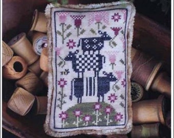 PLUM STREET SAMPLERS "Cow Pile" • Counted Cross Stitch Pattern •  2020 Nashville Market Release, Paper Pattern