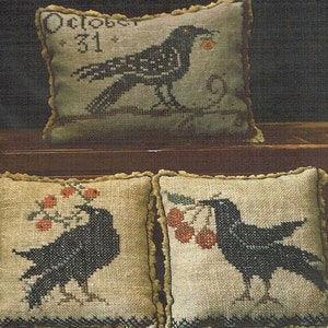 LA~D~DA "A Murder of Crows" • Counted Cross Stitch Pattern • Chart, Pattern Only