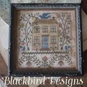 BLACKBIRD DESIGNS "The Summer Beaming Forth" Loose Feathers Series "For The Birds #8" , Pattern Only