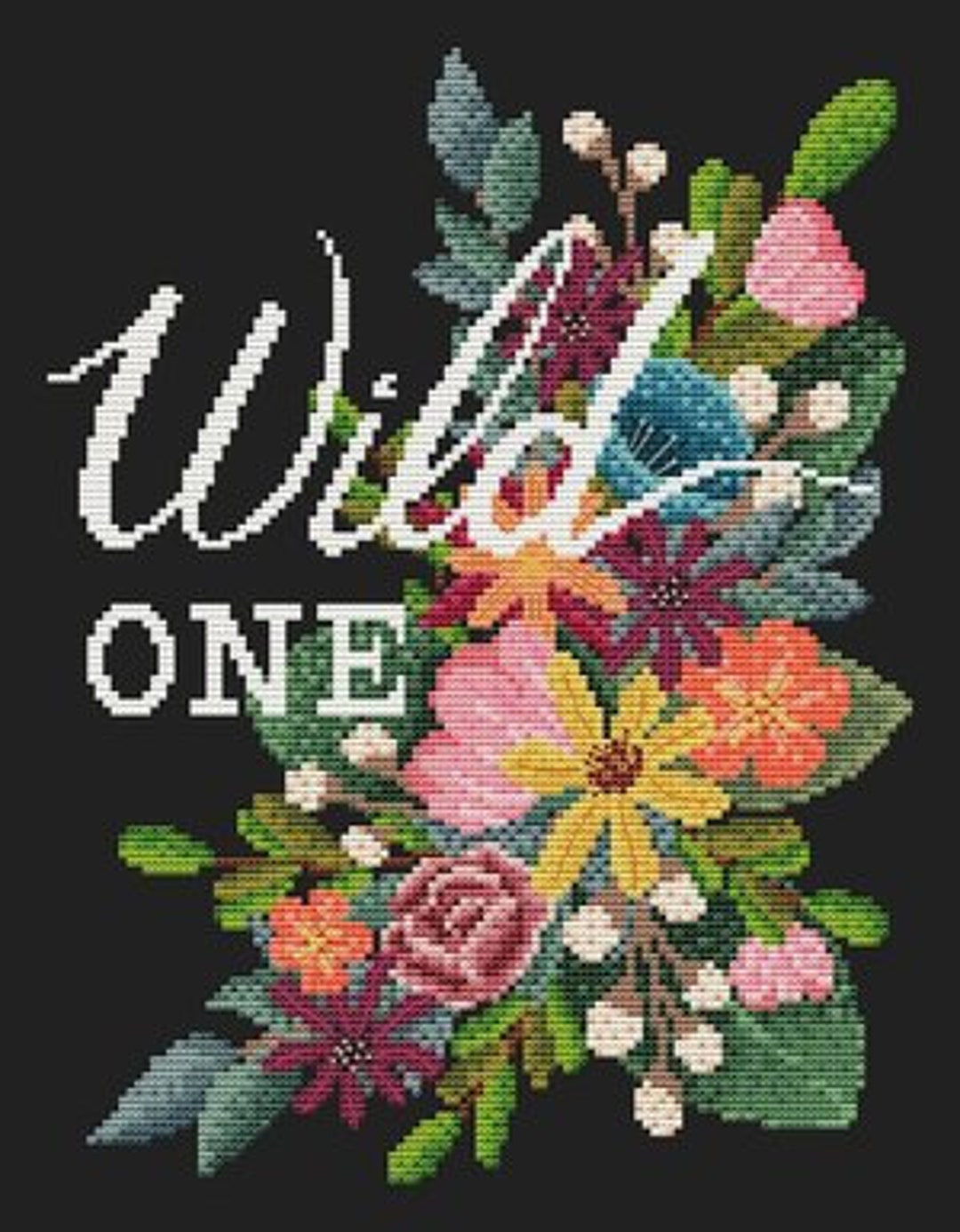 SHANNON CHRISTINE DESIGNS "wild One" Counted Cross Stitch Pattern by ...