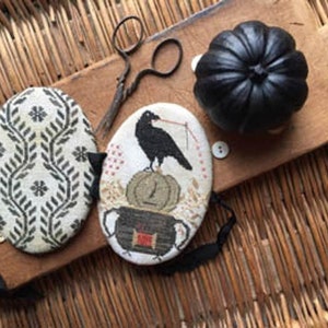 STACY NASH "Haunted Stitches Needle Book" counted cross stitch pattern, chart,  Halloween, October 31, Pattern Only