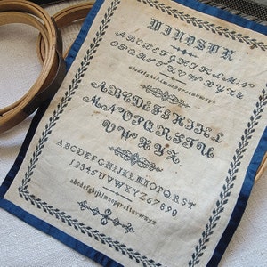 THE WISHING THORN &quot;Windsor Sampler&quot; • Counted Cross Stitch Pattern • 1820s Sampler, Chart, Pattern Only