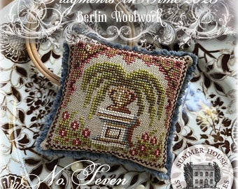 SUMMER HOUSE STITCHE Workes Fragments in Time 2023 - No. Seven • Cross Stitch Pattern • No. 7 Chart, Pattern Only