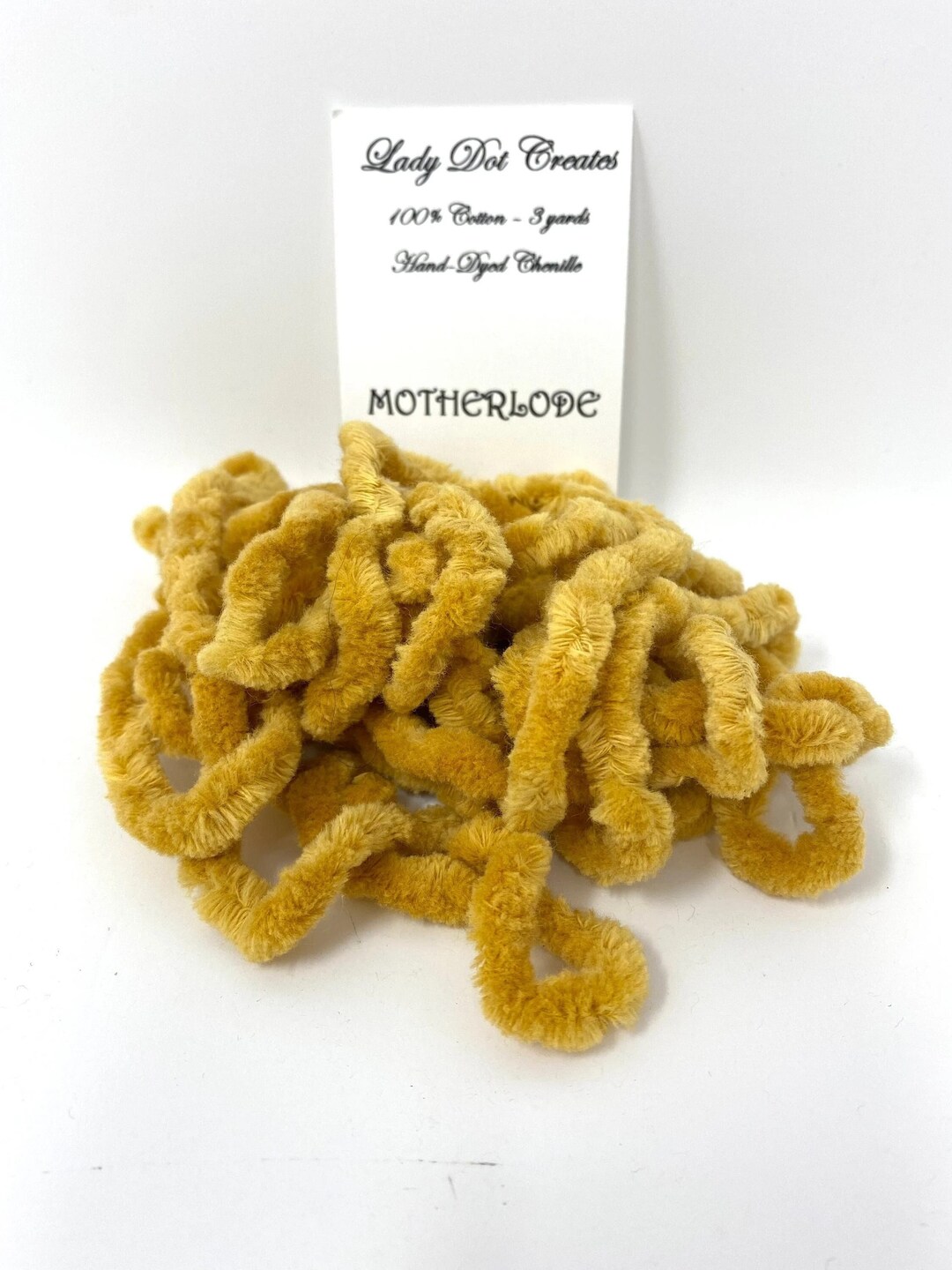 MOTHER LODE CHENILLE Trim by Lady Dot Creates 3 Yards Handdyed