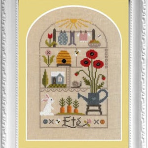 JARDIN PRIVÉ Petits Moments De L'Ete (Summer) ~ Counted Cross Stitch Pattern, Chart