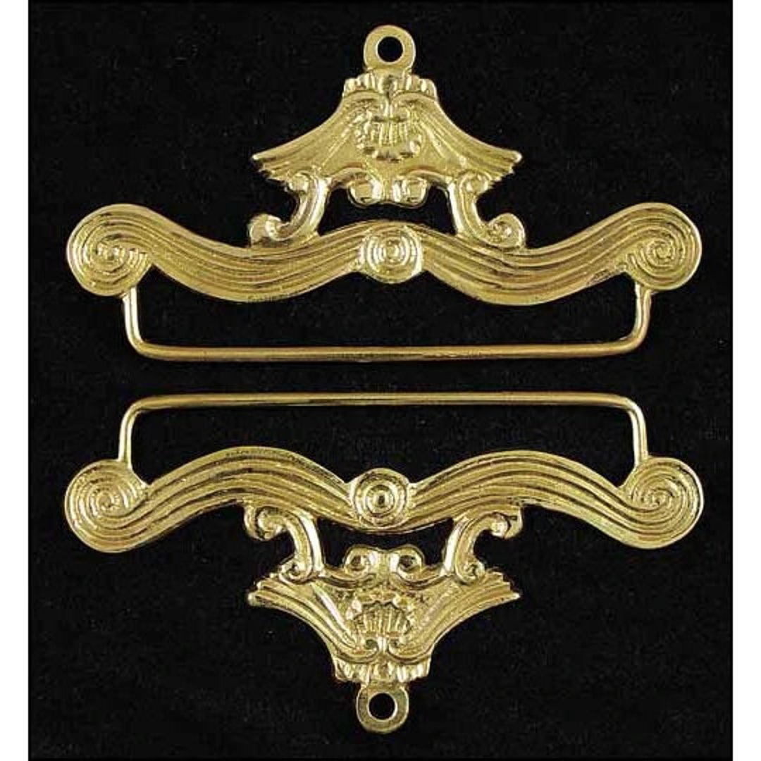 YARN TREE Cast Brass Bell Pull Hardware 6 1/4 Bellpull Sold as a Pair