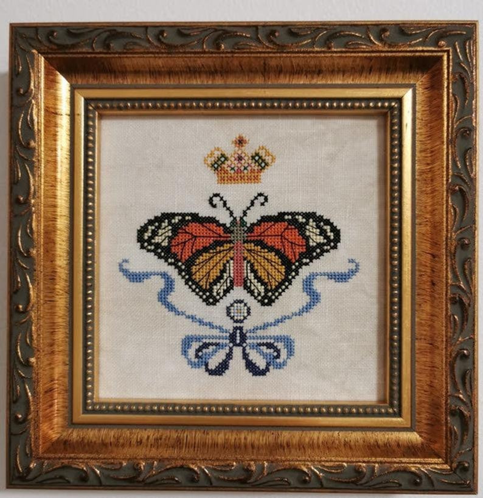 THE BLACKBERRY RABBIT the Monarch Counted Cross Stitch Pattern ...