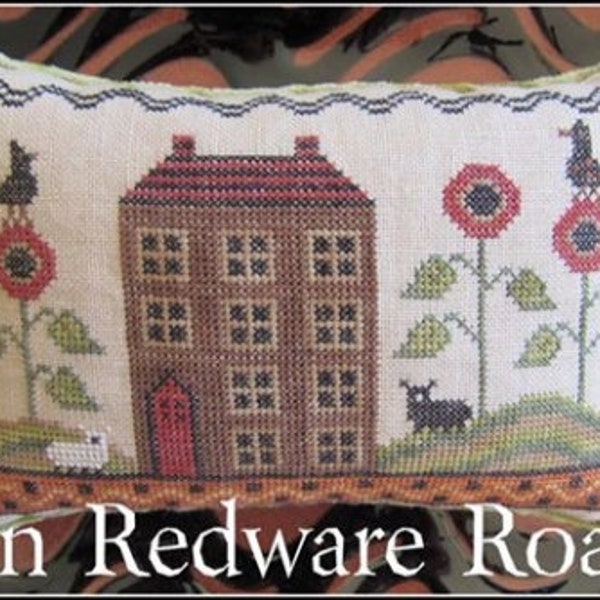 On Redware Road by The Scarlett House Counted Cross Stitch Pattern/Chart, Nashville 2017