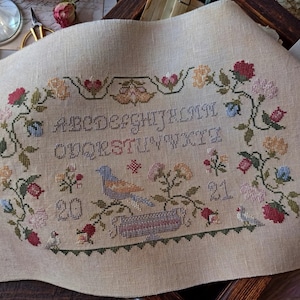 Stitches Through The Years &quot;Springtime Blossom&quot; • Counted Cross Stitch Pattern • PDF/DIGITAL Download • Chart • Pattern Only
