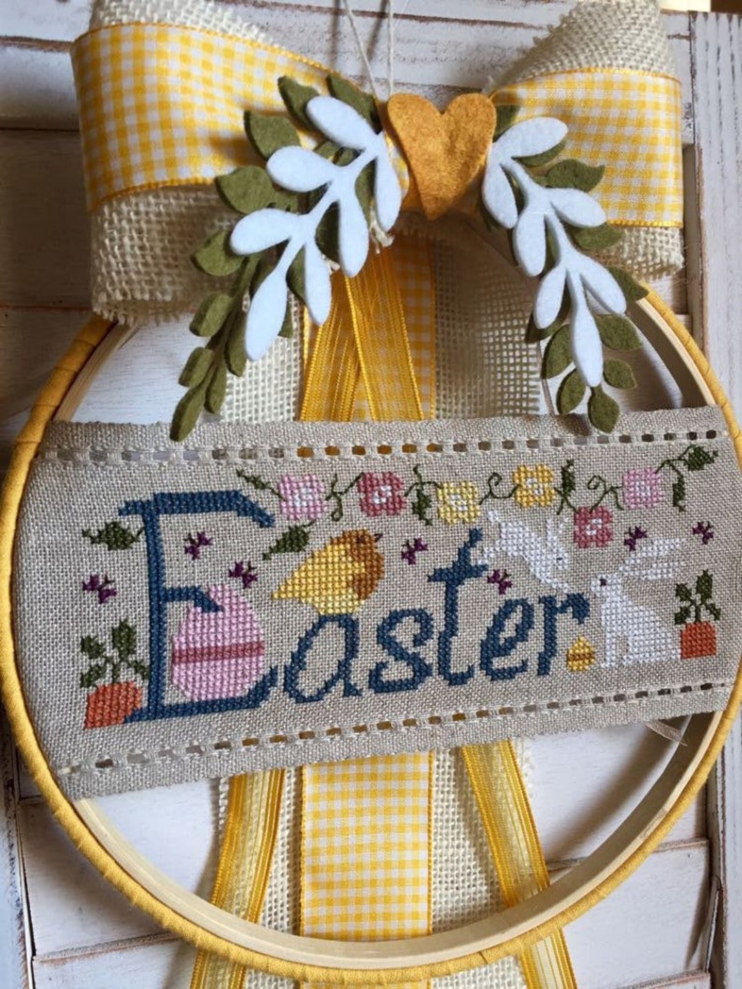 ROVARIS easter Counted Cross Stitch Pattern Plus Charm is Included
