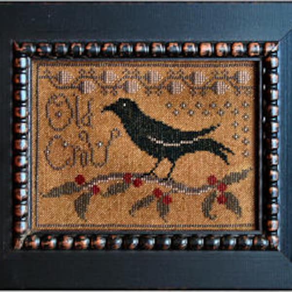 Ida Mae Crow Cross Stitch Pattern Etsy