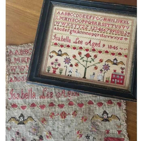 Running with Needles & Scissors "ISABELLA LEE 1845" • Counted Cross Stitch Pattern • Nashville Market 2023 • Pattern Only