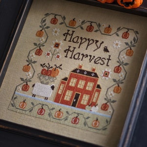 Stitches Through The Years "Happy Harvest" • Counted Cross Stitch Pattern • PDF/DIGITAL Download • Pattern Only