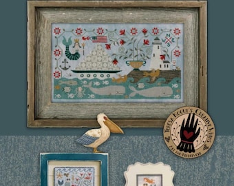 Teresa Kogut's Creative Whims "SEAWORTHY" Counted Cross Stitch Pattern • Three Designs • Full Color • Booklet Only