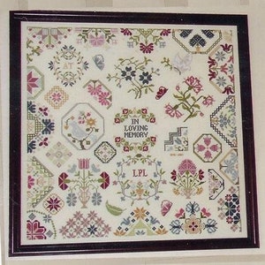 AuryTM "A Sampler For My Mother - Quaker Style" Counted Cross Stitch Pattern