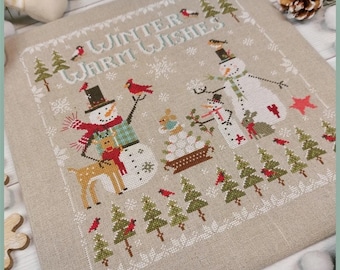 Crocette A Gogo  • "Winter Warm Wishes" • Counted Cross Stitch Pattern • Chart, Pattern Only