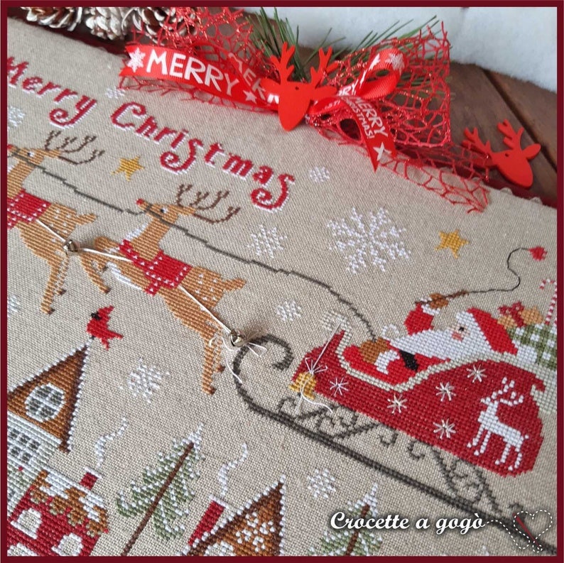 Kit Point De Croix Magic Needle - Thème "Silent Night" (Nuit Silencieuse) - Neuf Complet