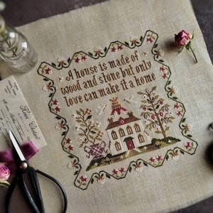 Stitches Through The Years &quot;A House Is&quot; • Counted Cross Stitch Pattern • PDF/DIGITAL Download • Chart, Pattern Only