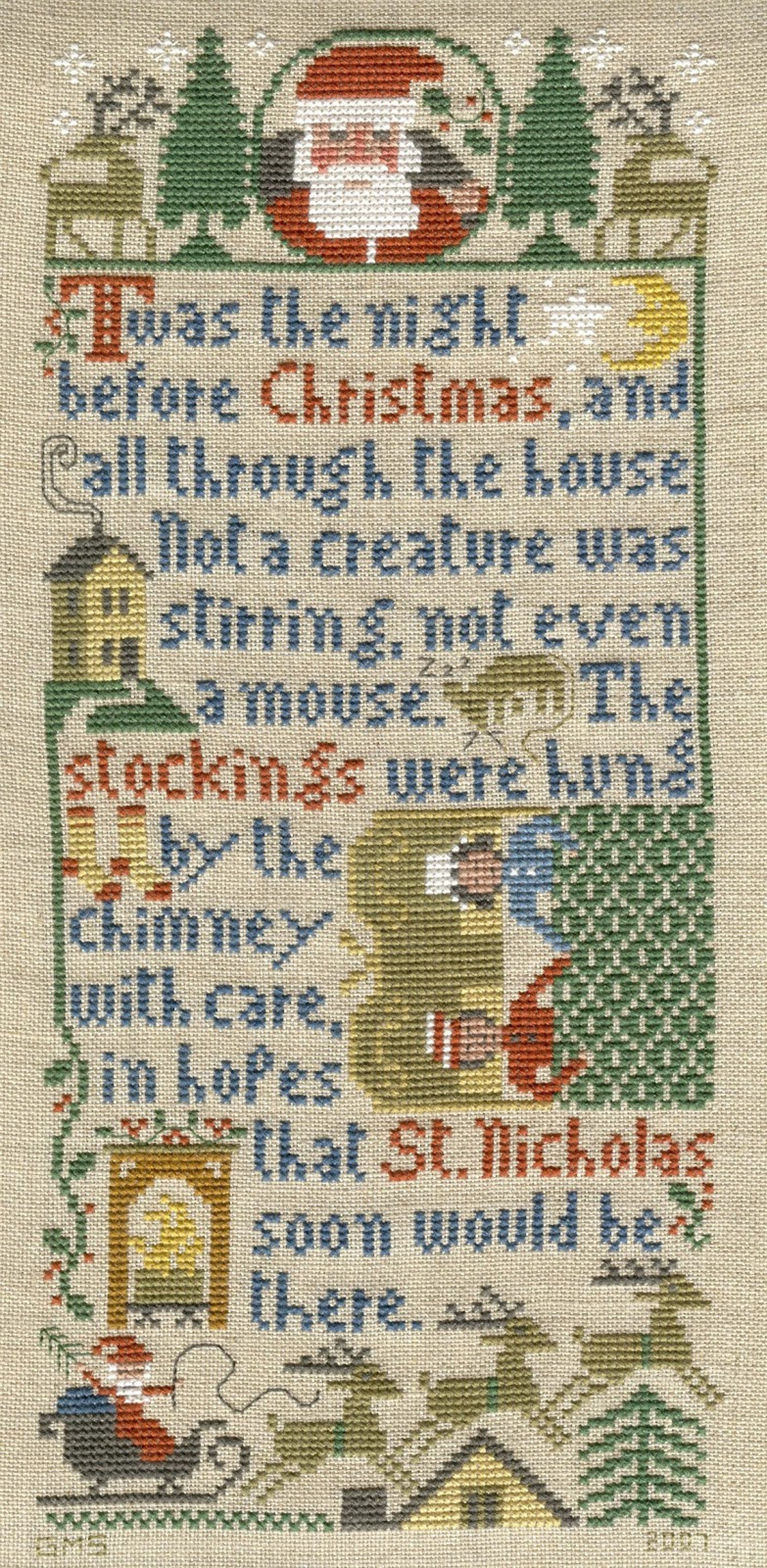 The Prairie Schooler CHRISTMAS SAMPLERS Counted Cross Stitch Etsy