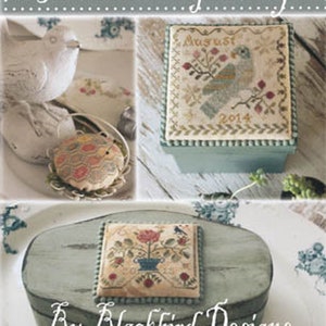 BLACKBIRD DESIGNS &quot; In Friendship&#39;s Way &quot; • 11 PROJECTS, Sampler, Bird, Alphabet ~ Sampler cross stitch booklet