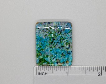 BEAU VERRE ART "Fused Glass Needle Minder" • Fused Glass • Magnet • Beautiful Colors & Movement, Needleminder • One-of-a-Kind, Handcrafted