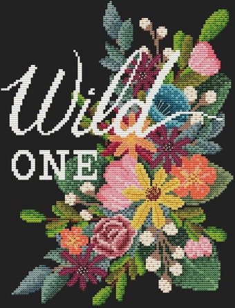 SHANNON CHRISTINE DESIGNS "wild One" Counted Cross Stitch Pattern by ...