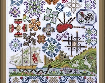 Tempting Tangles Designs "Quakers In Scotland" Counted Cross Stitch Pattern, Chart, Pattern Only