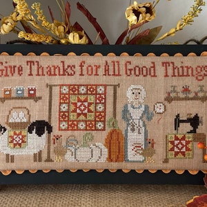 MANI DI DONNA &quot;All Good Things&quot; Counted Cross Stitch Pattern, Fall, Chart, Pattern Only