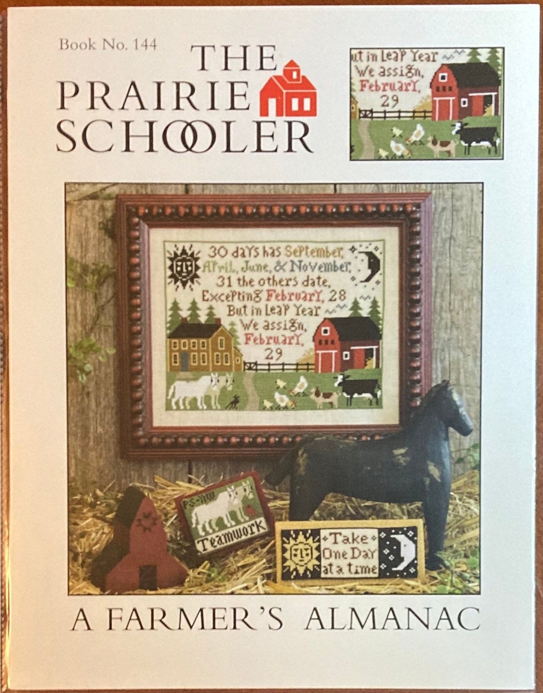 A FARMER'S ALMANAC by the Prairie Schooler Counted Cross Stitch Pattern