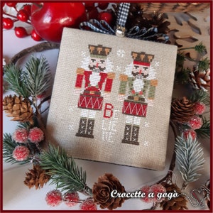 Crocette A Gogo • "Christmas Vintage Series #5 - Nutcracker" • Counted Cross Stitch Pattern • Monthly Series, Paper Pattern