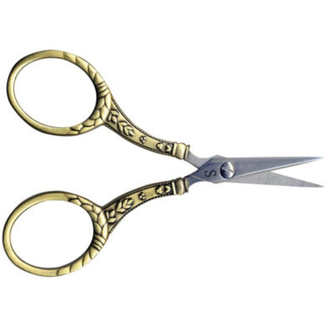 Sewing Scissors Stainless Steel Cutting Paper Small Crafts Plum