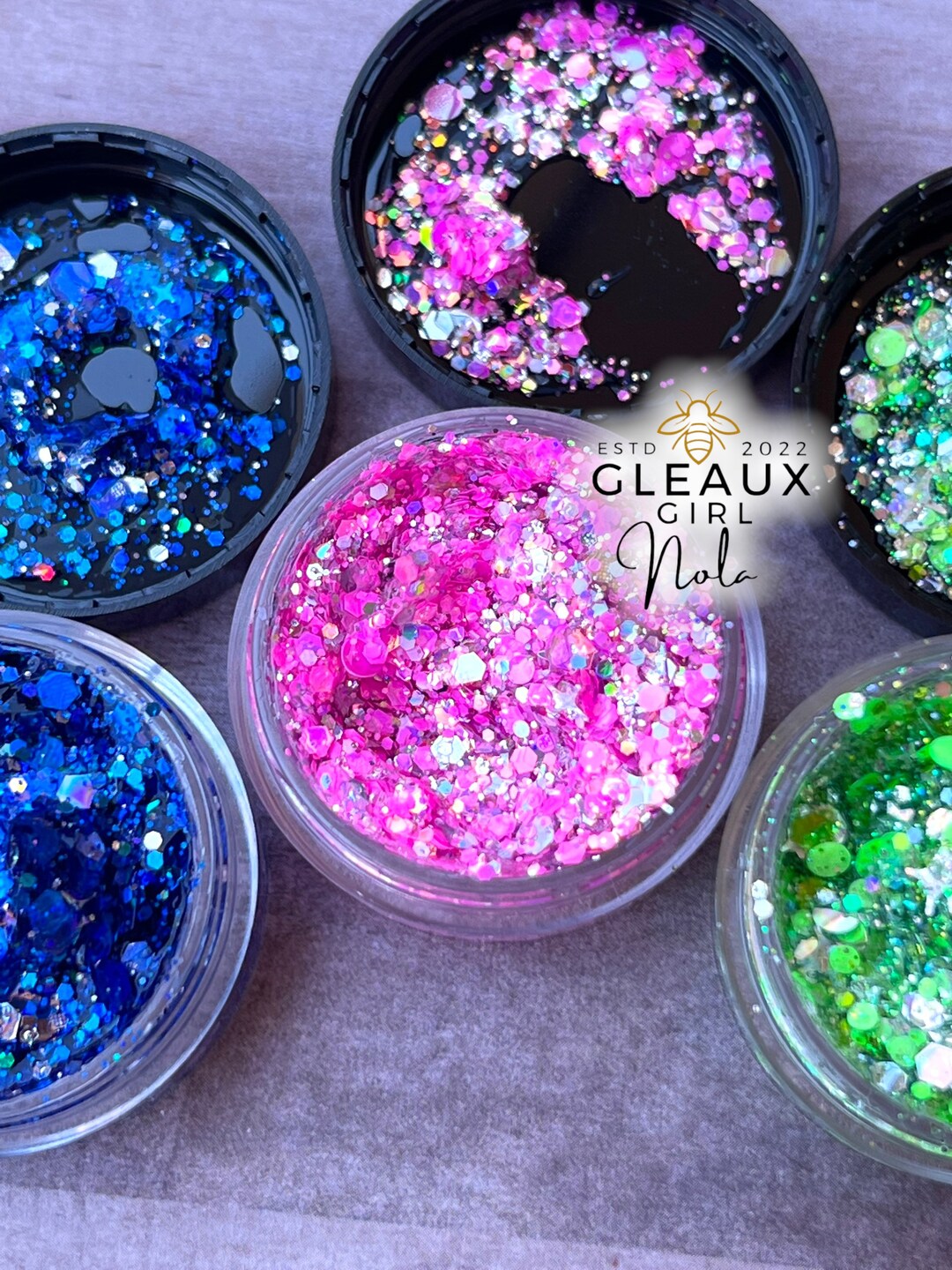 Custom Cosmetic Body & Hair Glitter Gel Etsy