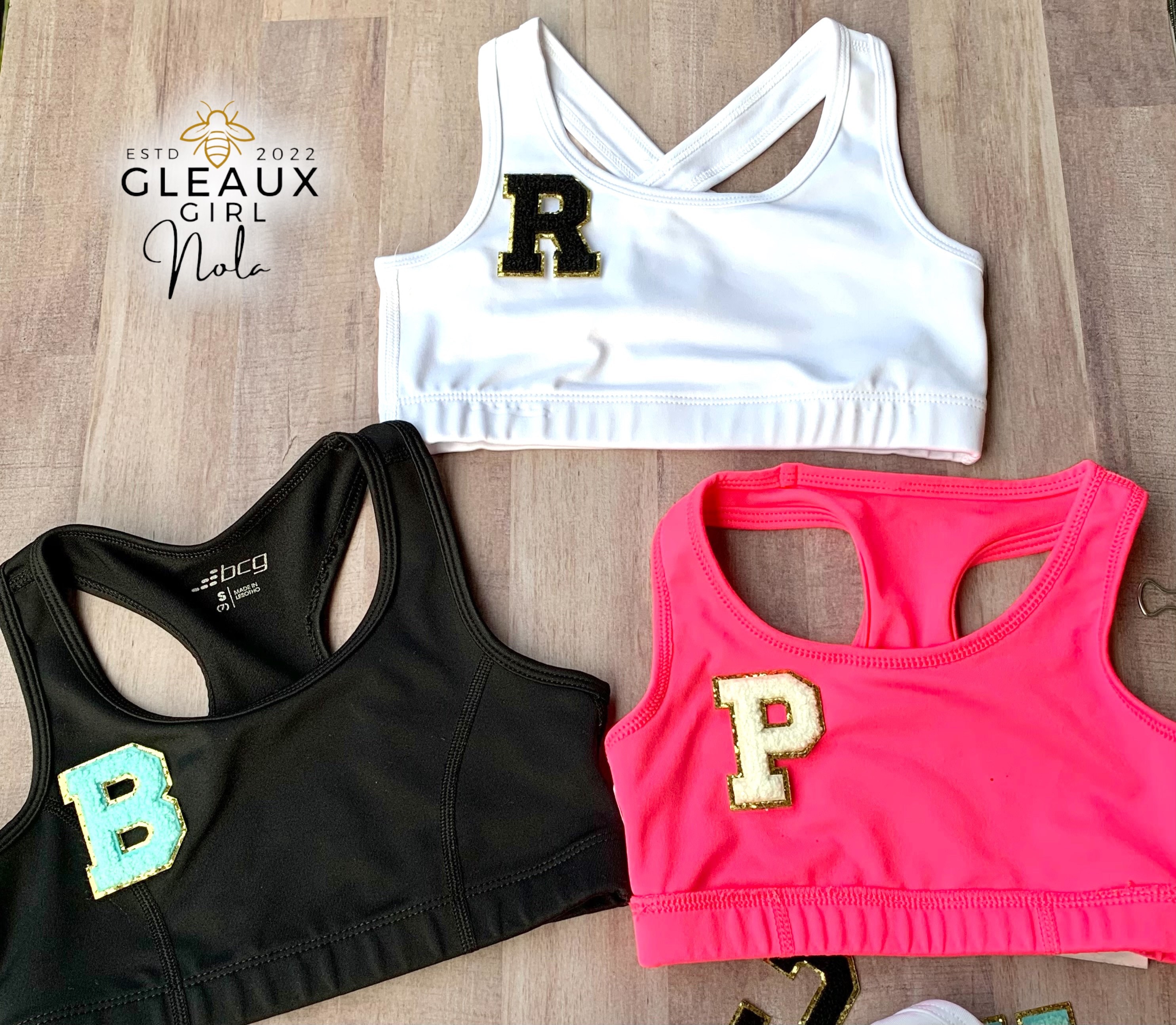 Cutout Racerback Rhinestone Sports Bra | Gridder Cheerleading