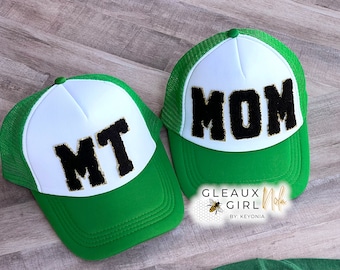 Custom Trucker Hat, Chenille Varsity Letter Trucker Hat, Gepersonaliseerde Trucker Hat, Initial Trucker Hat, Custom SnapBack Hat