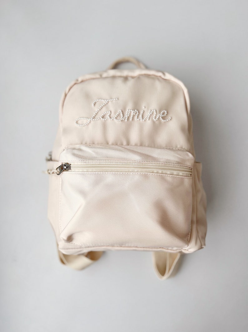 Personalized Pearl Backpack School Ballet Custom Name image 4