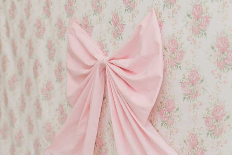Pink Wall Bow life Size Room Decor-baby Nursery Bow - Etsy
