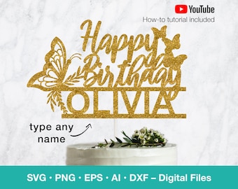 Download Cake Toppers Svg Etsy