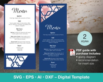 Download Wedding Menu Svg Etsy