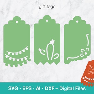 Kaktus Geschenkanhänger SVG; Fiesta Geburtstagsparty begünstigt; DIY saftig hängen Tags für grün Baby-Dusche, oder Hochzeit; T100