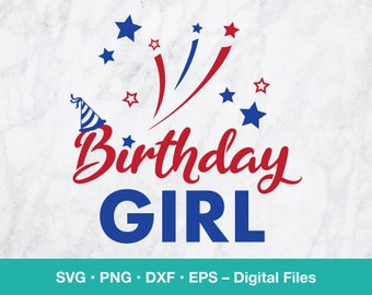 4 de julio svg; Cumpleaños de julio svg, 4 de julio camisa svg, clipart de vinilo dxf, SVG patriótico, Día de la Independencia