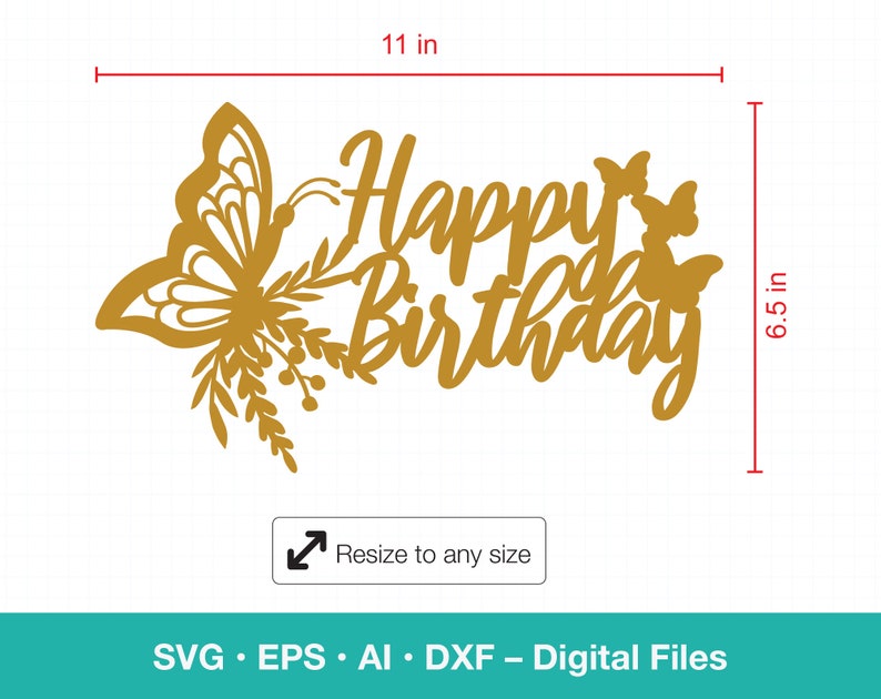Free Free 53 Butterfly Svg Birthday SVG PNG EPS DXF File