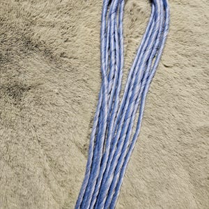 Dusty Blue Handmade Synthetic Dreadlock Extensions, Faux Dreadlocks, Festival Hair, Braid Extensions, Boho Hair