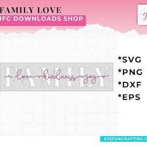 Familie liefde stencilbestand
