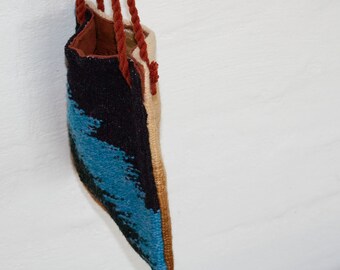 Woven Handbag, Handmade Bag, Boho Style Bag