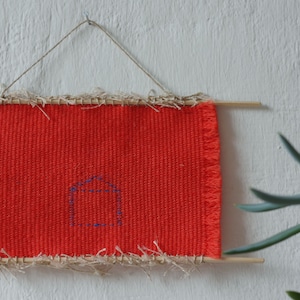 Wandweben, Wandbehang, Wandbehang gewebt, gewebter Wandteppich, gewebter Wandbehang, Wandkunst