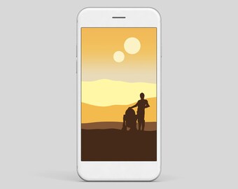 Phone Wallpapers Wallpaper For Phone Wallpapers Star Wars Etsy