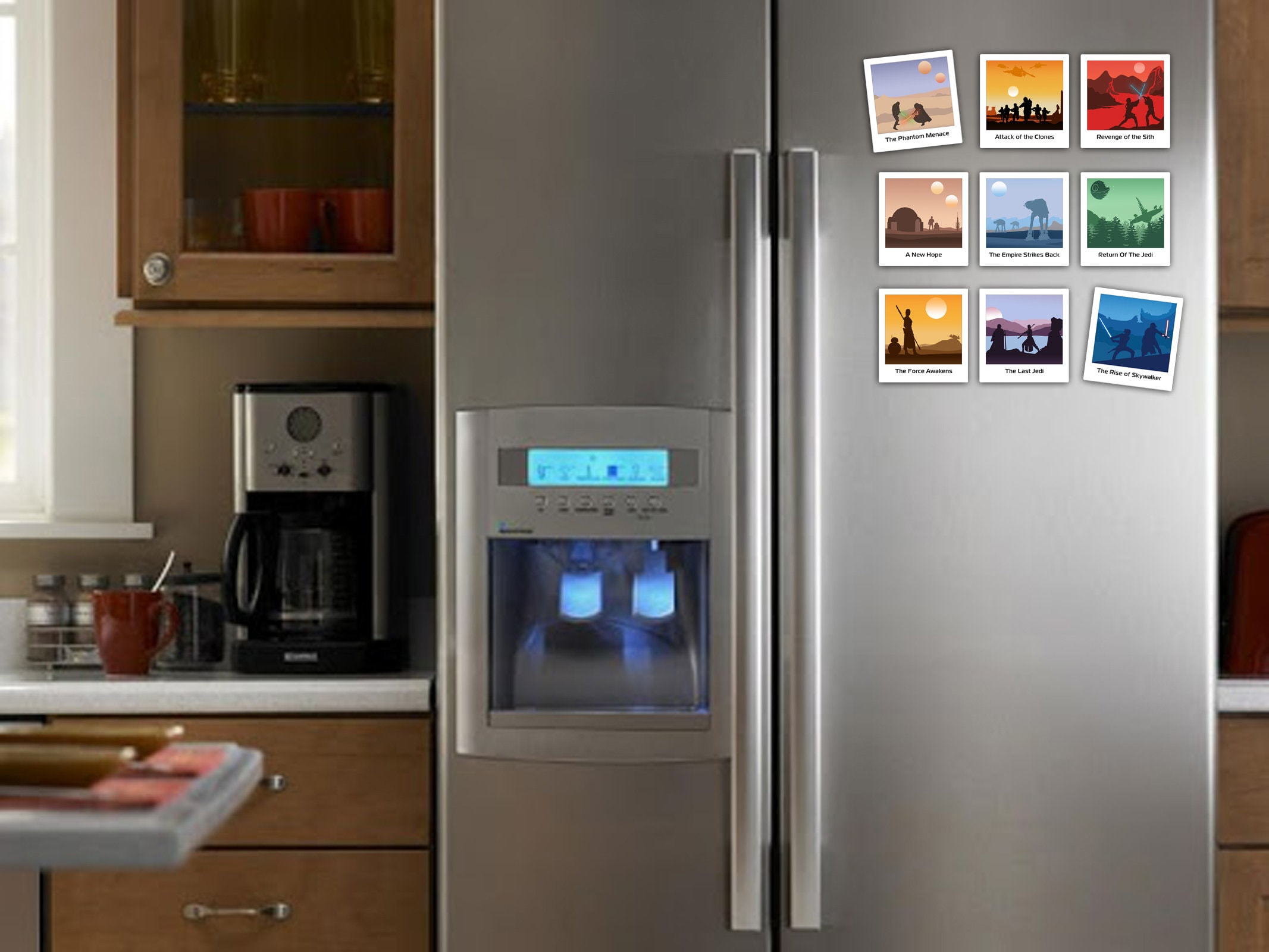 Fridge / set / Refrigerator / Etsy